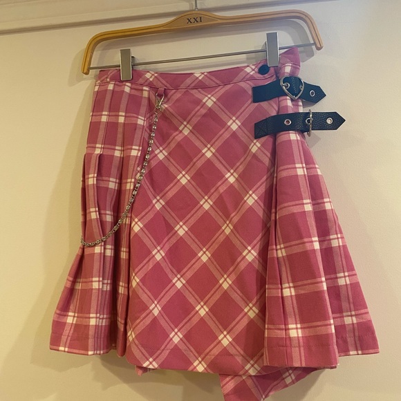 Dollz kill x Lazy Oaf Pleaded Skirt - Picture 1 of 5